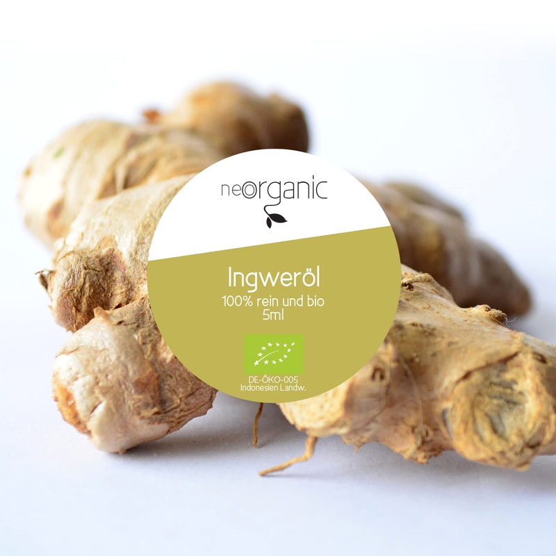 NeoOrganic® Bio Ingweröl (Zingiber officinale Roscoe) - 100% naturreines ätherisches