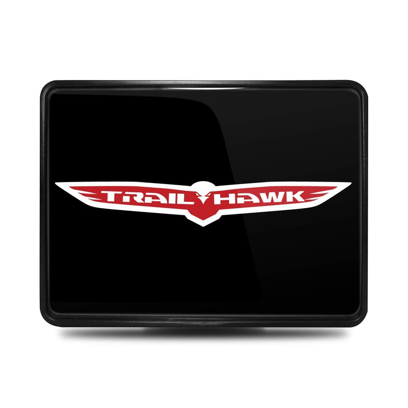 iPick Image for Jeep Trailhawk UV Graphic Black ABS Plastic