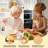 LUOLAO Wooden Kids Safe Knife and Kids Baking Set for