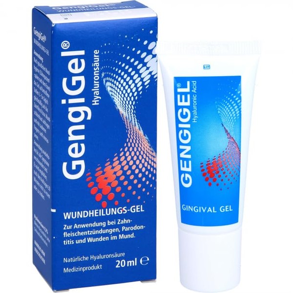GengiGel® Wound Healing Gel/Hyaluronic Acid is a natural substance and physiological component of connective tissue/swelling and inflammation are quickly and effectively recovered