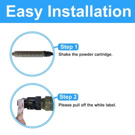 LCL Compatible Toner Cartridge Replacement for Ricoh 842091 MP C306 C307 C406 C407 High Yield MP C306 C307 C406 C407 (1-Pack Black)