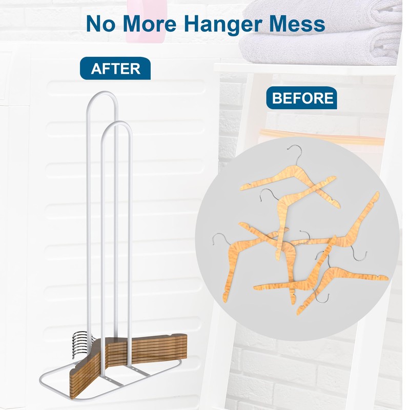 EASTTOWEST Hanger Stacker Organzier,33 inch Height Hanger Stand Clothes Hanger