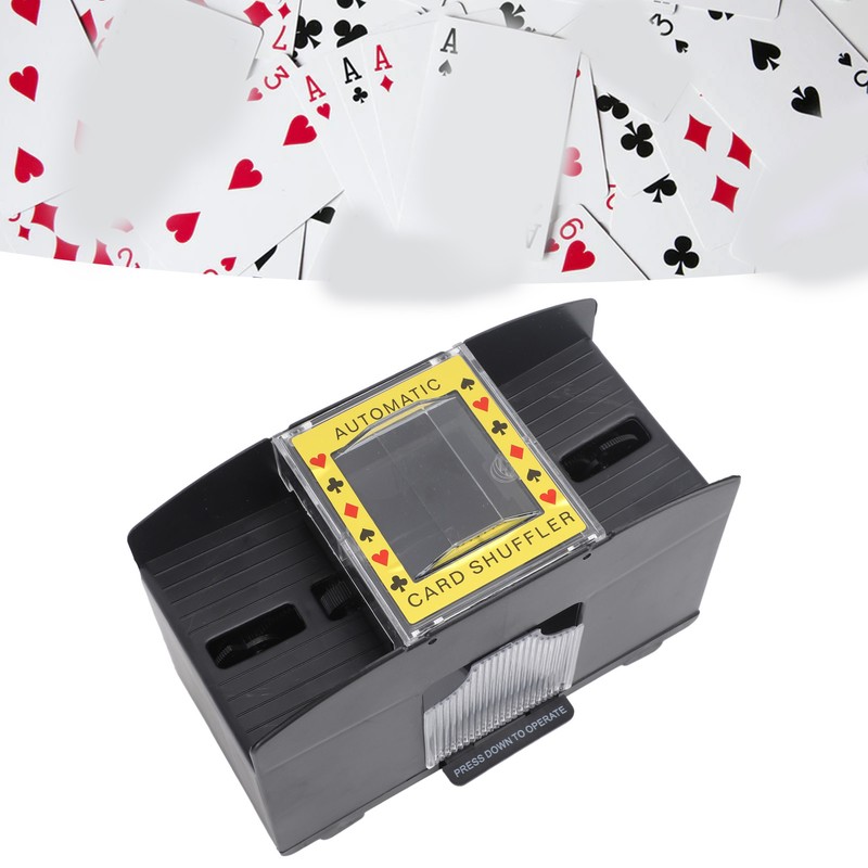 Automatic Card Shuffler 4 Decks of Cards Battery Operated Rapid
