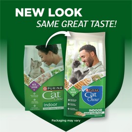 Purina Cat Chow Indoor Healthy Weight and Hairball Dry Cat Food With Chicken - (Pack of 4) 3.15 lb. Bags
