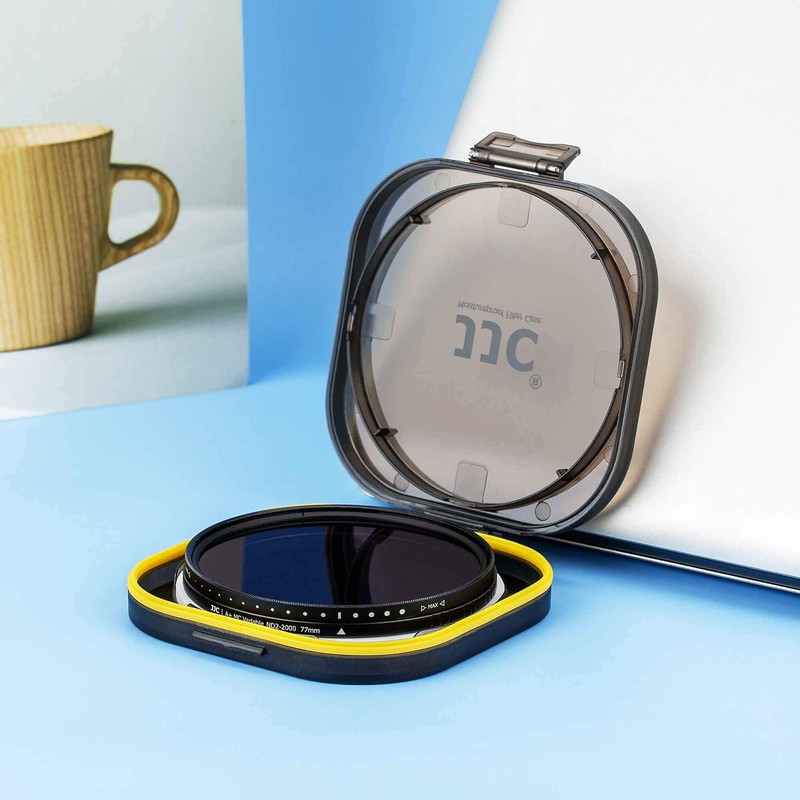 JJC 72mm Variable ND Filter (ND2-ND2000) Adjustable Neutral Density Lens