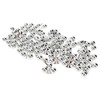 50PCS Fishing Double Rattle Metal Sea Fishing Attractor Bell Beads