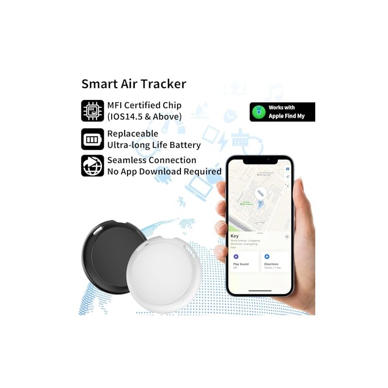 2 Pack GPS Tracker for Vehicles with Magnetic Case -