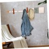ABOOFAN 4Pcs Leather Hanging Straps Wall Hooks for Towels Clothes