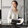 ThxToms 3 Pairs Dishwashing Cleaning Gloves, Reusable Dishwashing latex Gloves