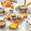 vancasso 4 Oz Ramekins Oven Safe Set of 6, Bohemian