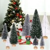 56 Pcs Artificial Mini Christmas Trees - Christmas Sisal Trees