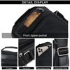 Naudamp Men's Shoulder Bag Leather Shoulder Bag Casual Waterproof Bag