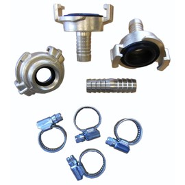 Sirocco 05399100 Brass Connector Pieces for 2.5 cm Water Hose