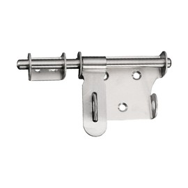 Slide Bolts Lock, Heavy Duty Sliding Gate Barrel Latch Stainless Steel Home Safety Door Lock for Fences Garage Shed Garden Doors (6 Inch)