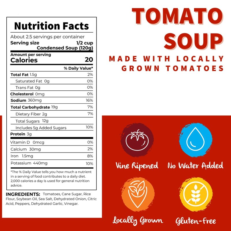 Dei Fratelli Tomato Soup (10.75 oz. cans; 12 pack) -