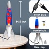 GANBIPU Original Magma Lamp with Blue Liquid and Red Wax,