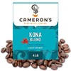 Cameron's Coffee Roasted Whole Bean Coffee, 10% Hawaiian Coffee Blend, 4 Pound