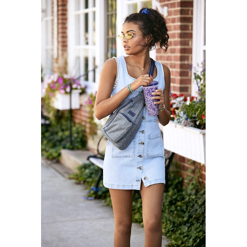 Vera Bradley Women's Recycled Lighten Up Reactive Mini Sling Backpack,