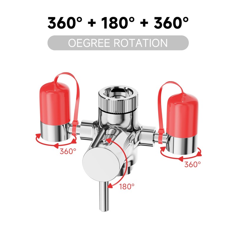 ARRISEA Eye Wash Station Faucet Mounted Emergency Sink Attachment Eye