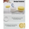 Vastsoon 4 Pack Contact Lens Case, Contact Solution Soaking Case