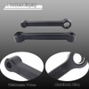 REARACE Motorcycle Lowering Link Kits Drop Links Suspension Accessories Black