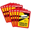lepni.me 10 Pieces Bus Angles Morts Stickers for France |