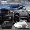 fitfoyo Front Mirror Turn Signal Puddle Light for Dodge Ram
