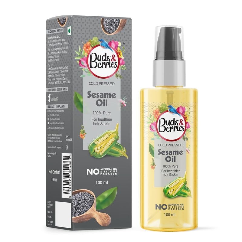 Generic Cold Pressed Sesame Oil for Healthier Hair and Skin