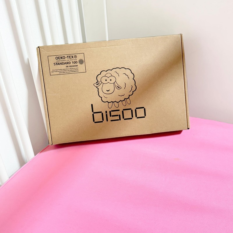 Bisoo Fitted Sheet Side Cot 90 x 55 cm -