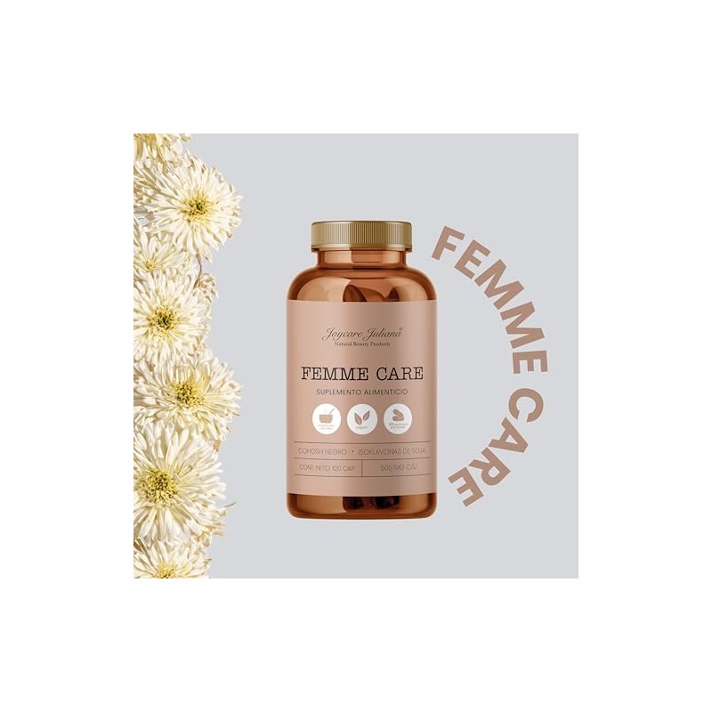 Femme Care, Suplemento Alimenticio, Cohosh Negro, Isoflavonas de Soja, 120