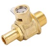 F110N Engine Oil Drain Valve with LC‑10 Lever Clip 3/8‑18