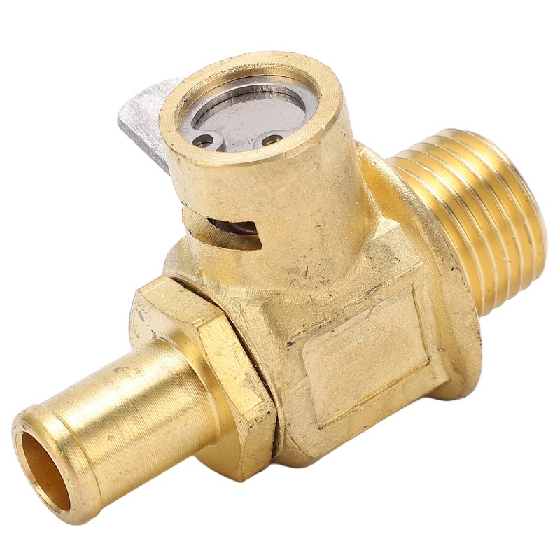 F110N Engine Oil Drain Valve with LC‑10 Lever Clip 3/8‑18