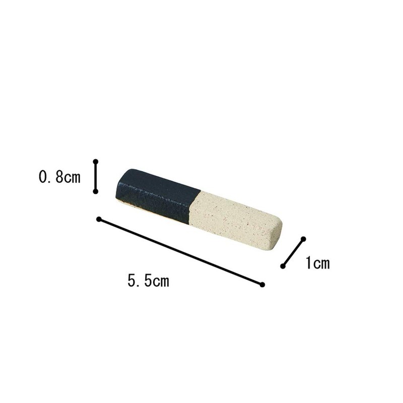 TAMAKI T-924327 Kyu Half Chopsticks Rest, Black, Diameter 2.2 x
