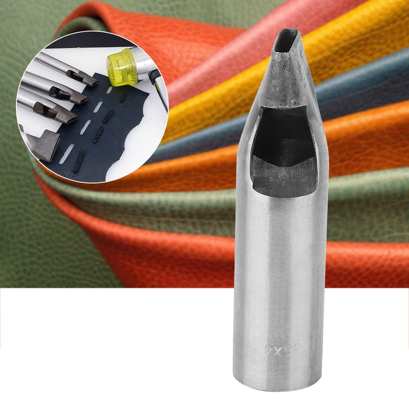 4mm DIY Leather Craft Hole Punch Tool Oval Shape Hole
