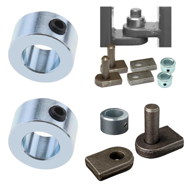 EMSea 2Pcs Gate Security Locking Collars Gate Security Hinge Pin