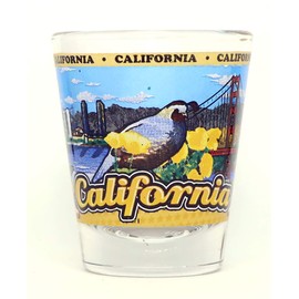 California State Wraparound Shot Glass