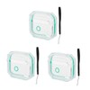 Gatuida 3pcs Wireless Earphone Protector Case Cover for Mint Green