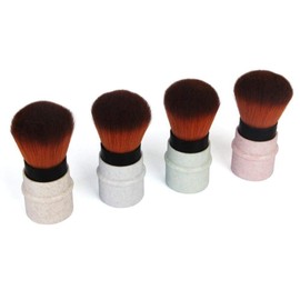 Sonew Makeup Brush for Blush, Powder, Concealer Retractable with Recycled and Sustainable Materials Cruelty Synthetic Taklon Travel Cosmetic