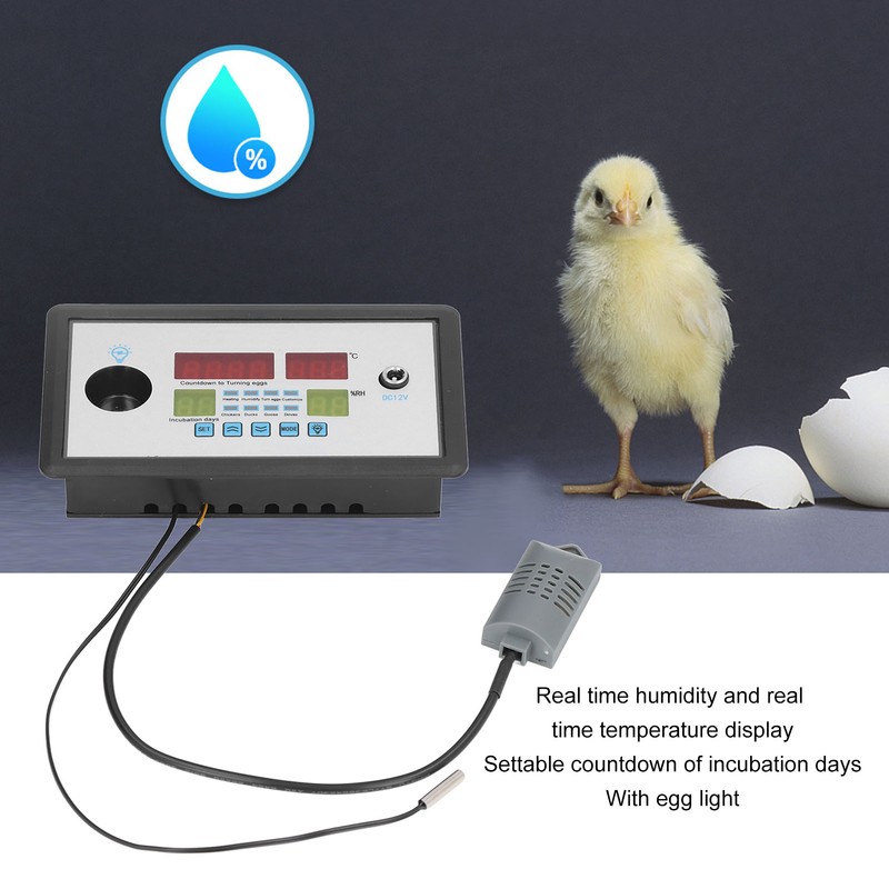 Intelligent Incubator Thermostat Automatic Egg Incubator Controller Thermostat for Eggs