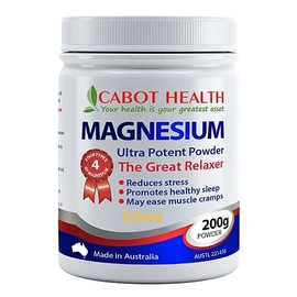 Cabot Health Magnesium Ultra Potent Citrus Powder 200g