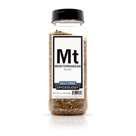 Spiceology - Greek Freak Mediterranean Salt Free Seasoning - 11.5 oz - Use On: Chicken, beef, Seafood, Pork, Vegetables, Turkey, Mashed potatoes, Salad dressing