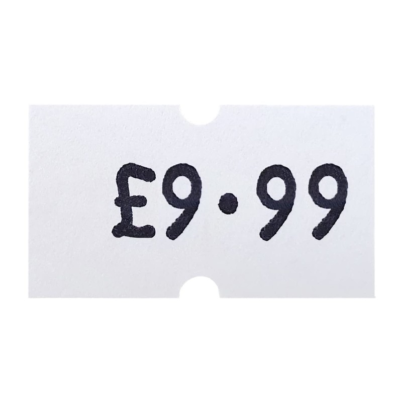 Swift 22 x 12 mm Price Gun Labels CT1 White