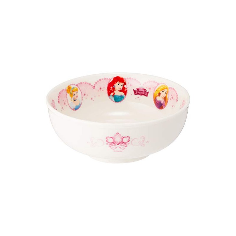 新 ディズニー プリンセス ラーメン丼 ホワイト 直径 14.5cm 子供用 食器 114116