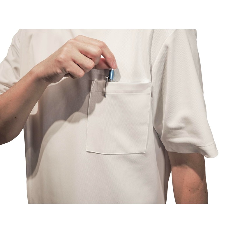 Fork [Right Hip Pocket/Inner Pen Holder] Men's Short Sleeve Casey