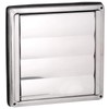 First4spares 5" / 125mm Stainless Steel Square External Wall Extractor