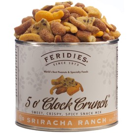 FERIDIES Sriracha Ranch 5 O'Clock Crunch Snack Mix - 6oz Vacuum Tin Pub Mix