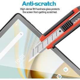 Doemoil for Vortex BTAB 10 10.1 Tempered Glass Film Screen Protector High Definition Anti-scratch 9H HD Clear Bubble Free For Vortex BTAB 10 10.1 inch Tablet (2 PCS)