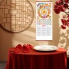 Chinese New Year Calendar Scroll 2025 Year of Snake Wall