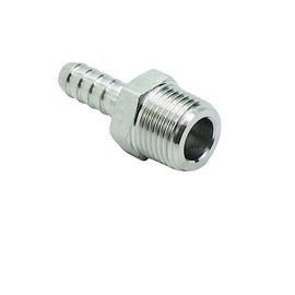 CDQBWKJGFJ Stainless Steel 304 1 Piece 3/8" Hose Barb to 1/2" Male NPT Pipe Adapter Home Brew Fitting Water Fuel Air