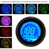 Tachometer Duokon Motorcycle LCD Meter Universal Speedometer Gauge Odometer Tachometer